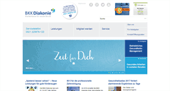 Desktop Screenshot of bkk-diakonie.de